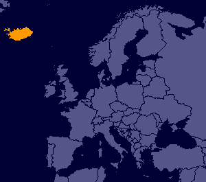 Where Iceland is