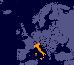 Where Italy is